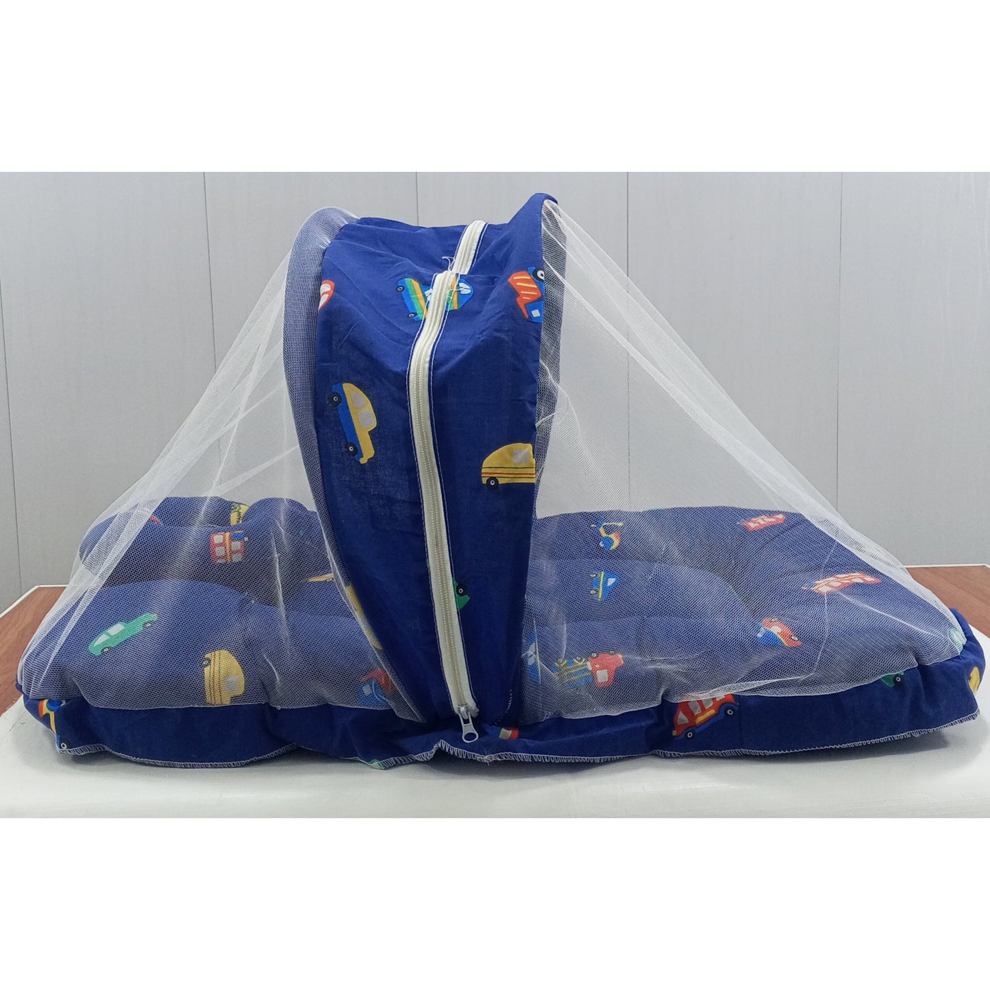 Mosquito Bed Net - Vol-12-24 - Navy Blue - Cars