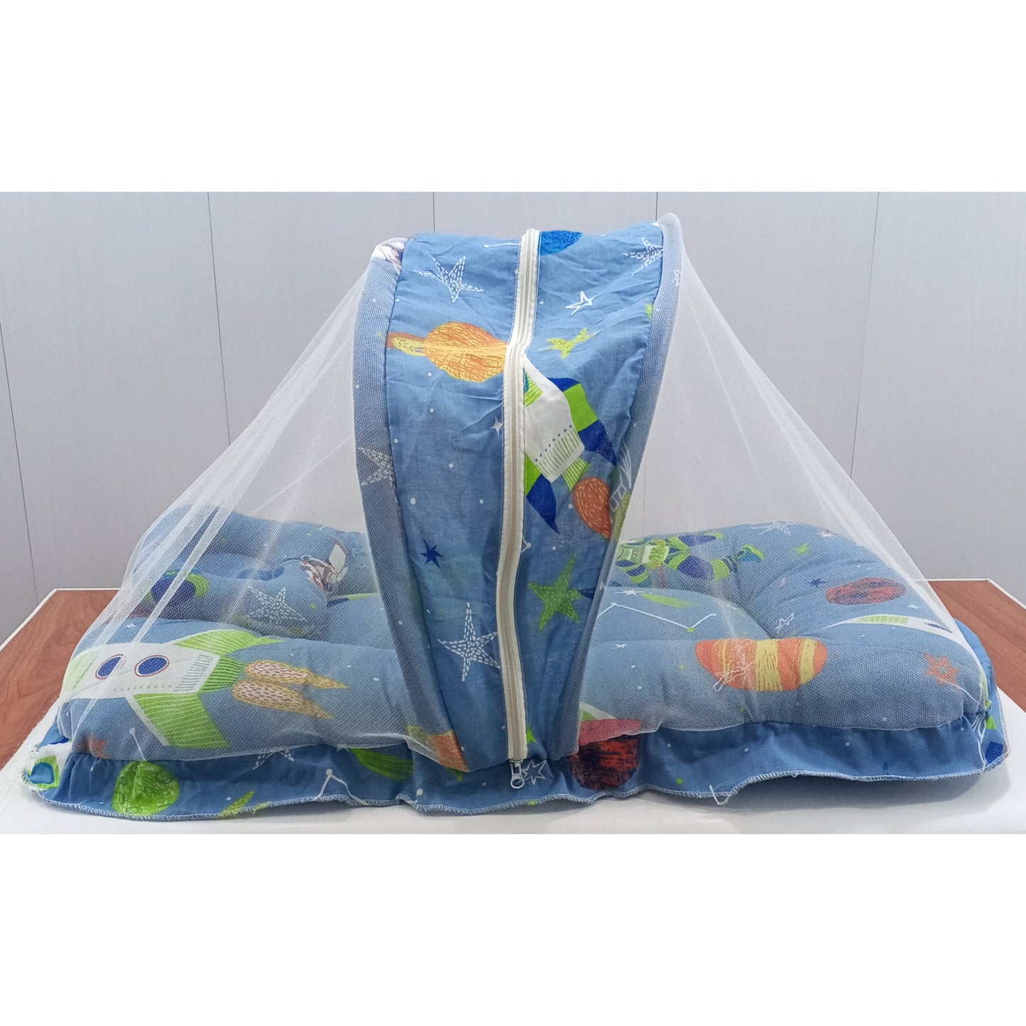 Mosquito Bed Net - Vol-12-24 - Blue - Rocket