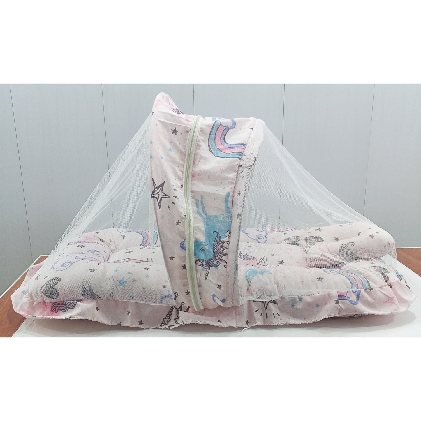 Mosquito Bed Net - Vol-12-24 - Pink - Unicorn