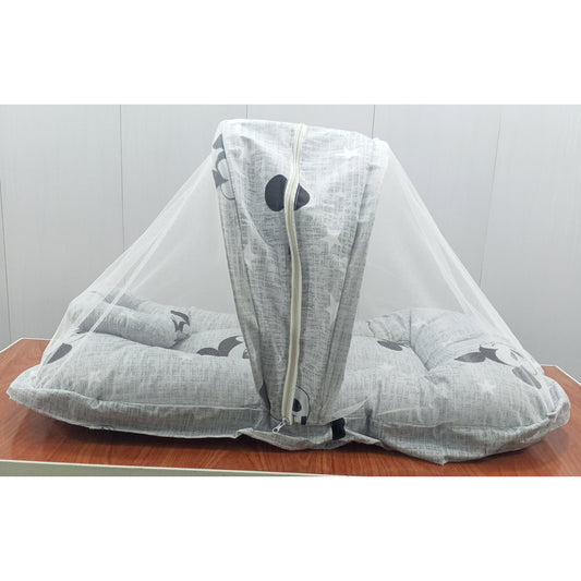 Mosquito Bed Net - Vol-12-24 - Grey - Minnie Mouse