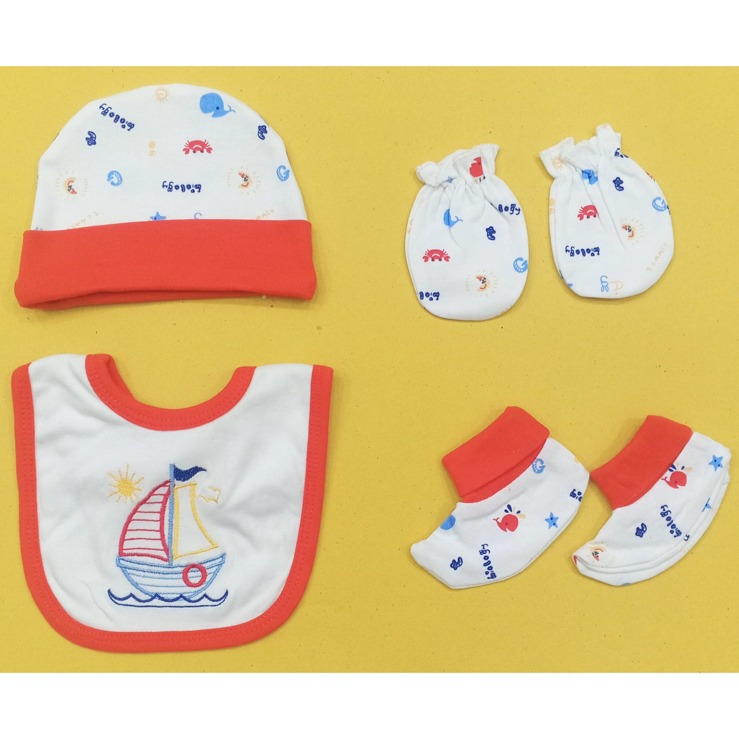 4 Pieces Cap Set