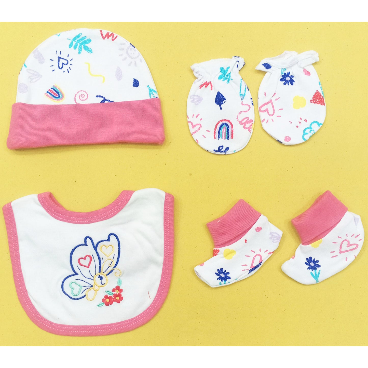 4 Pieces Cap Set