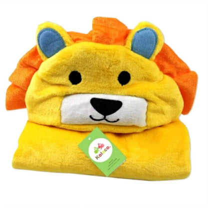 Hoodie Blanket - Lion in Yellow