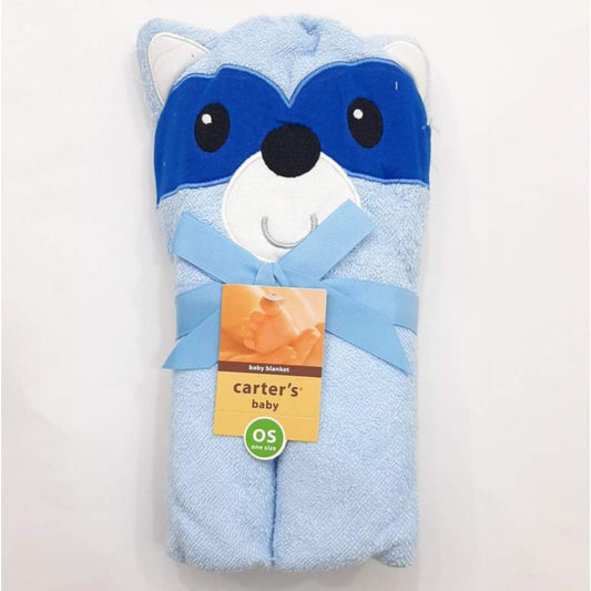 Baby Hooded Bath Towel - Blue - Bear