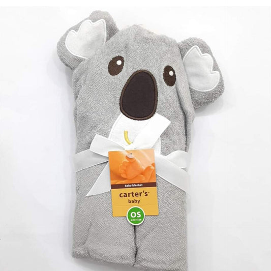 Baby Hooded Bath Towel - Gray - Koala