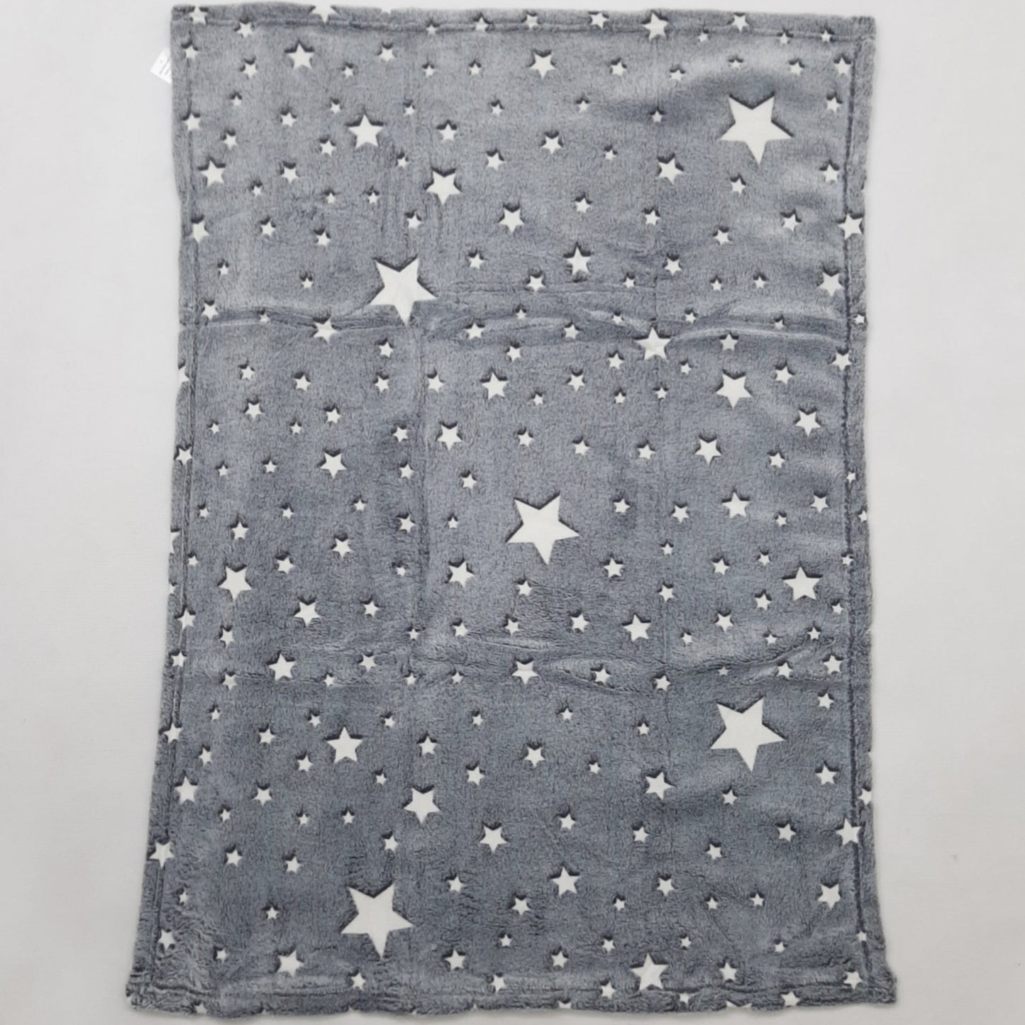 Glow in Dark Blanket - Mini Stars in Gray