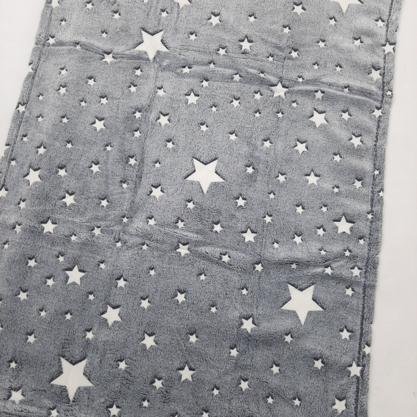 Glow in Dark Blanket - Mini Stars in Gray