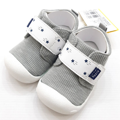 Baby Shoe - Stars in Gray