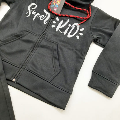 Super Kid Track Suit - Black