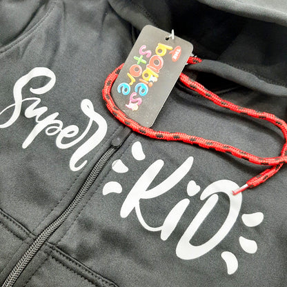 Super Kid Track Suit - Black