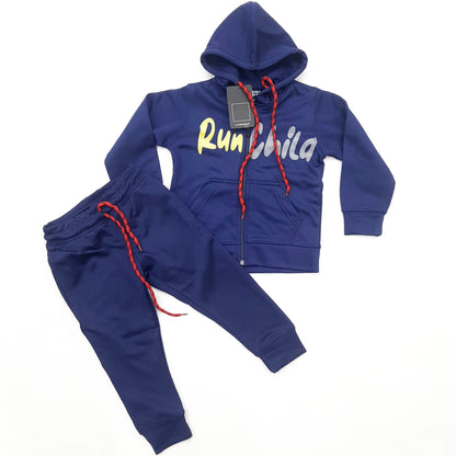 Run Child Track Suit - Blue