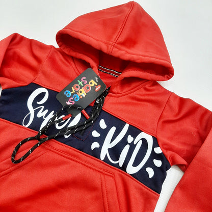 Super Kid Track Suit - Red & Blue