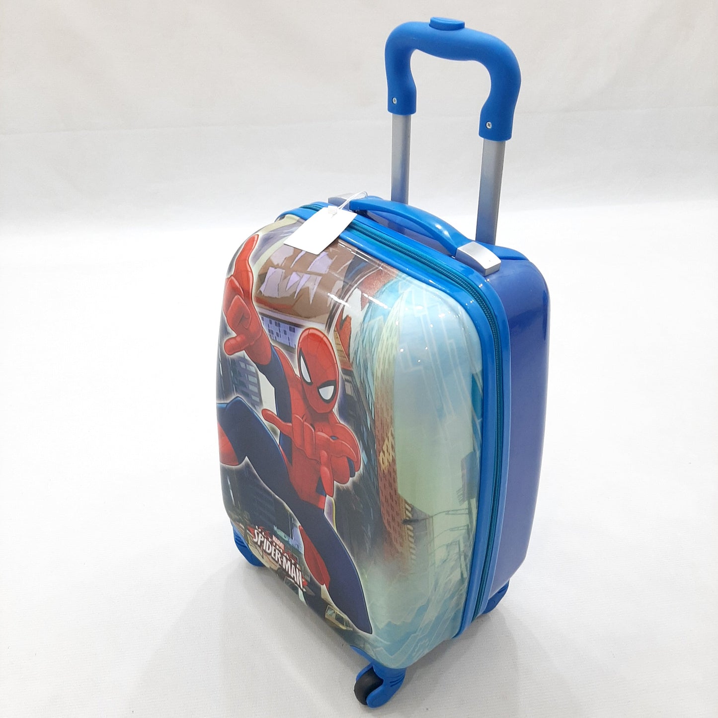 4 Wheels - Kids Travel Trolley - Blue - Spiderman