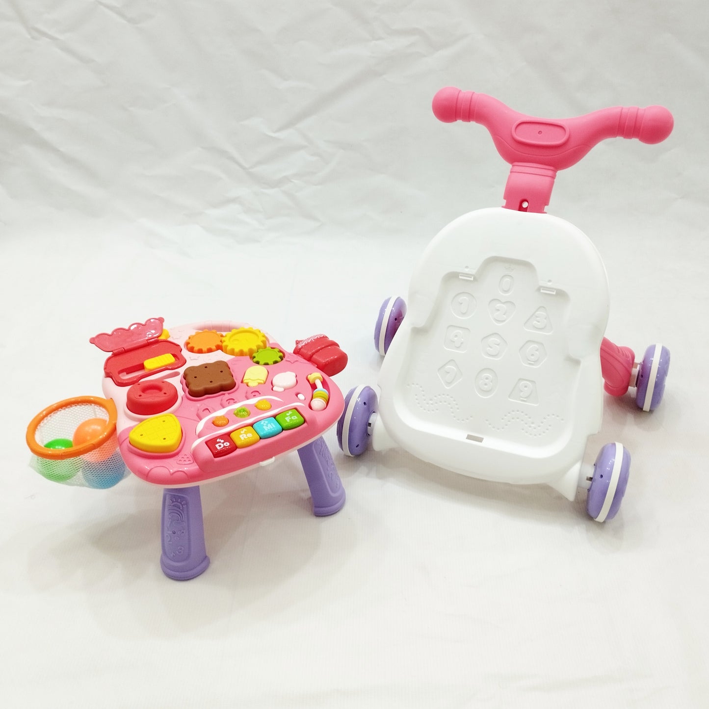 2 in 1 Musical Baby Walker & Active Table