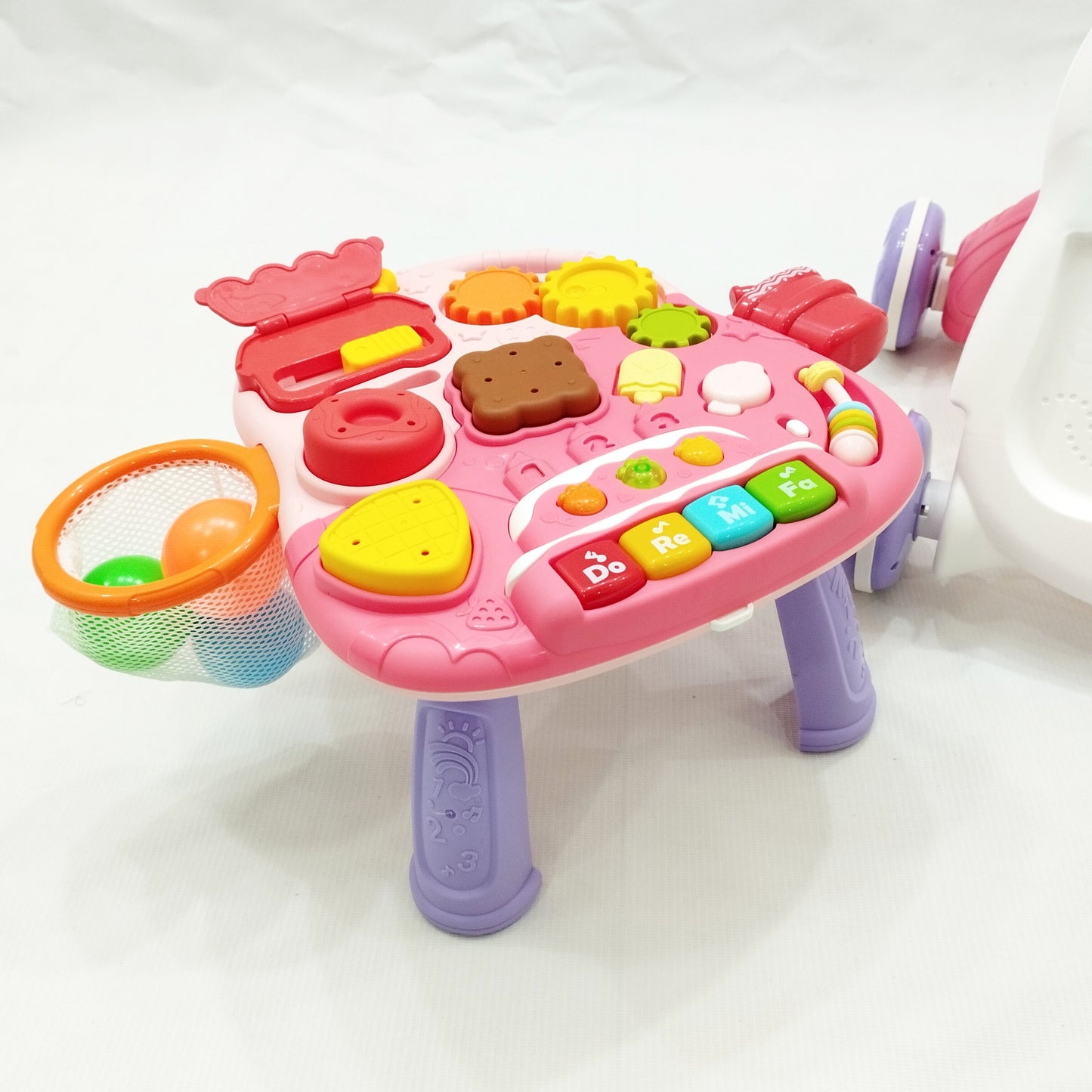 2 in 1 Musical Baby Walker & Active Table