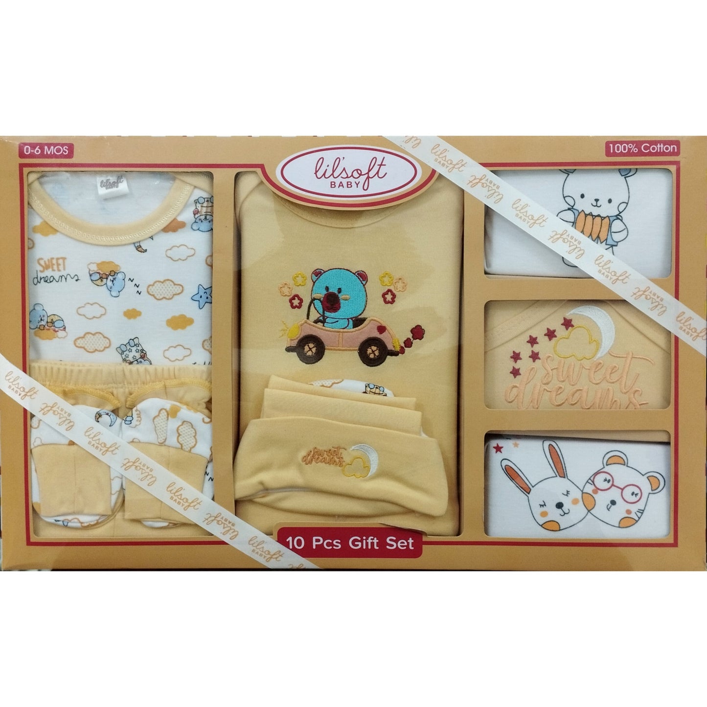 10 Pieces Lilsoft Gift Set - Bear