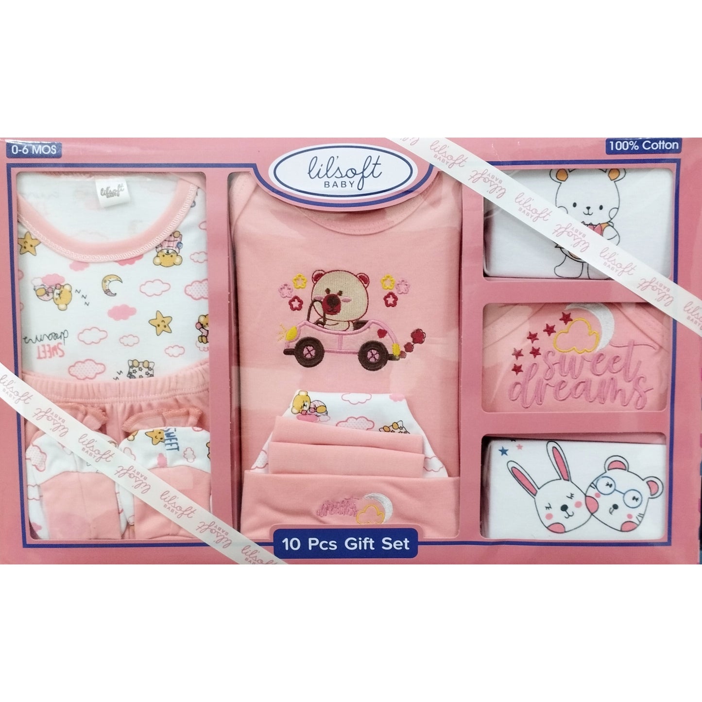 10 Pieces Lilsoft Gift Set - Bear