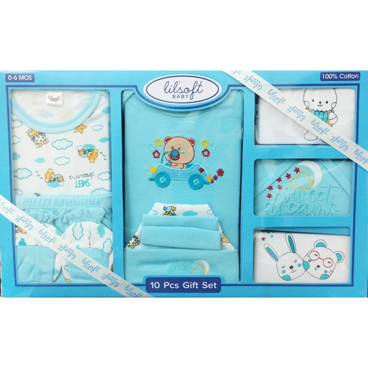 10 Pieces Lilsoft Gift Set - Bear