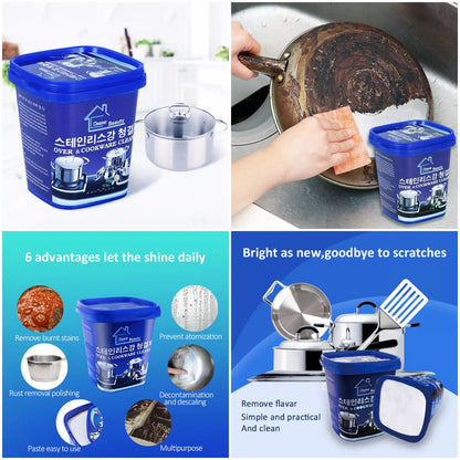 Steel Cookware and Metal Cleaning Cream