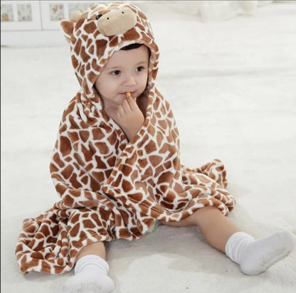 Hoodie Blanket - Giraffe