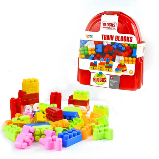 Train Blocks Backpack