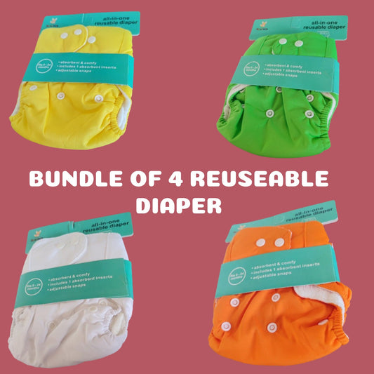 BUNDLE OF BABY REUSEABLE DIAPERS-3