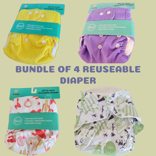 BANDLE OF BABY REUSEABLE DIAPERS-2