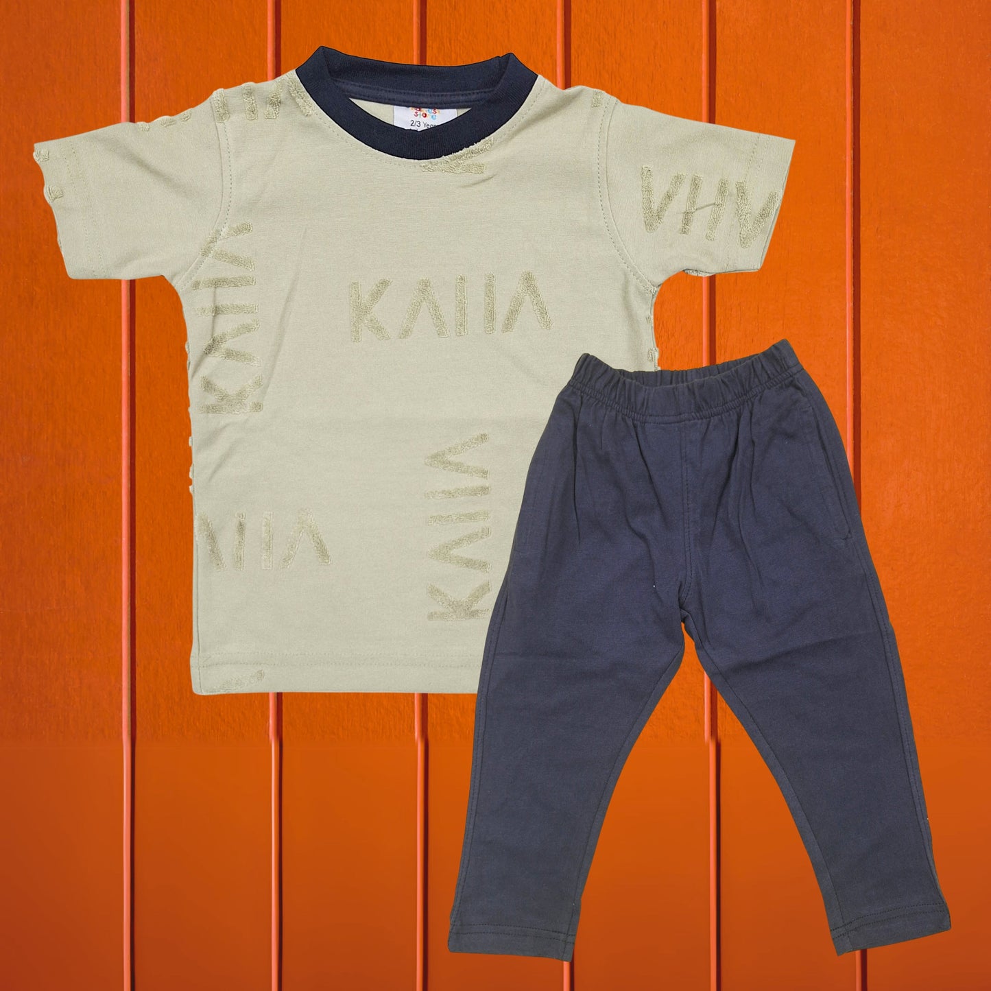 Super Kid - Short Sleeves - Track Suit - Green