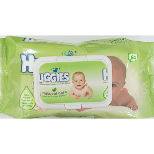 64 Wipes - Huggies