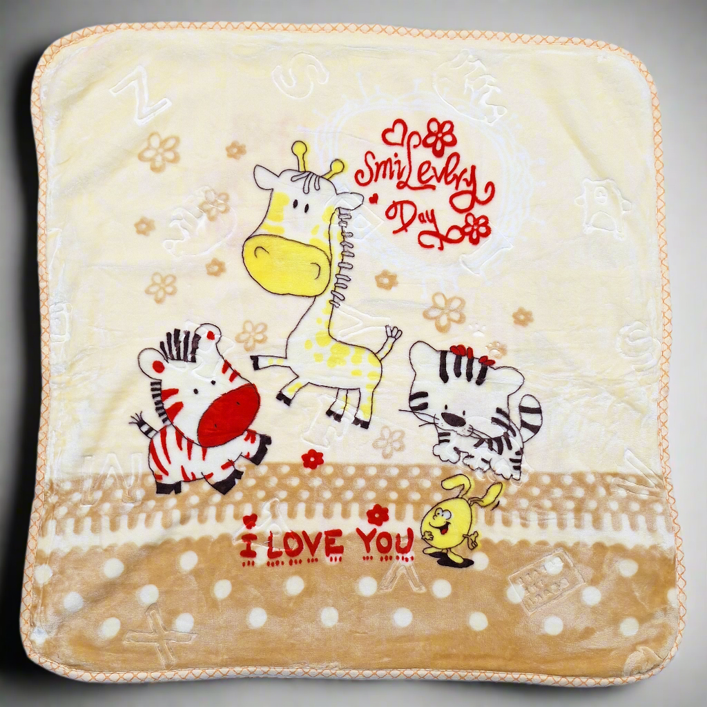 Little Nights - Baby Blanket - Yellow - Smile Every Day - Small