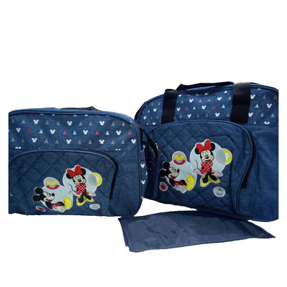 3 Pieces Mickey & Minnie Bag Set