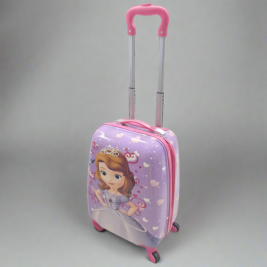 4 Wheels - Kids Travel Trolley - Purple - Sofia