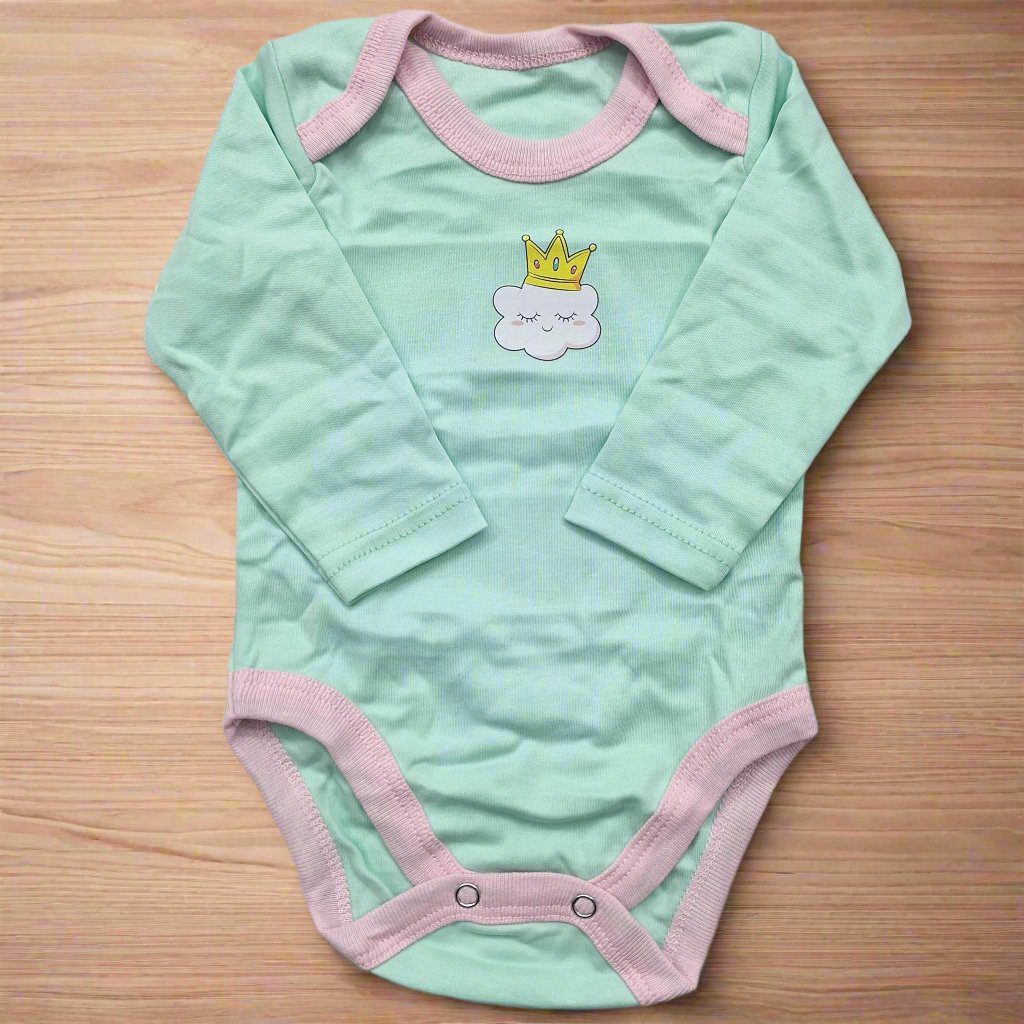 Little Junior - Pack of 5 Long Sleeve Bodysuits - Pink