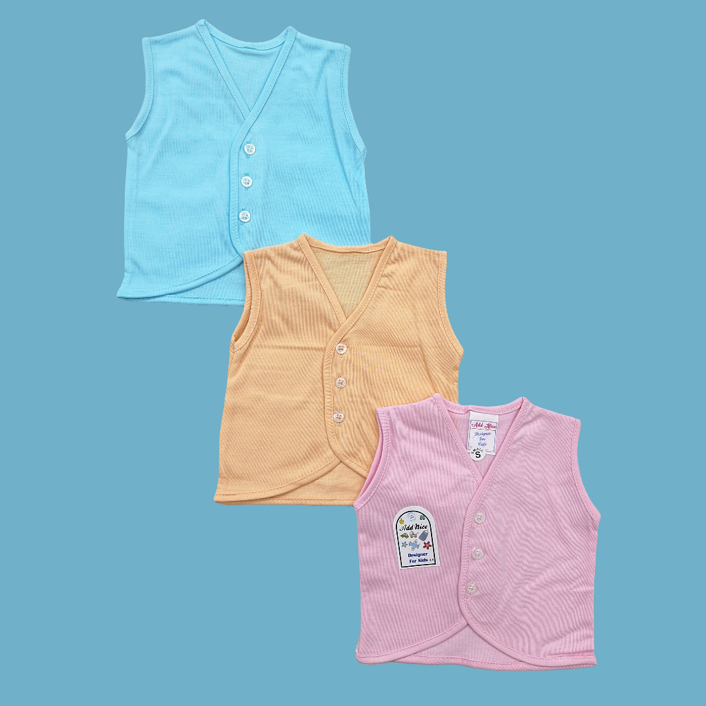 3 Pieces Inner Vests - Sleeveless - Colors