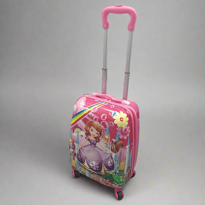 4 Wheels - Kids Travel Trolley - Pink - Sofia