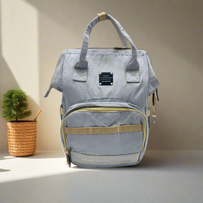 Waterproof Diaper Backpack - Grayish