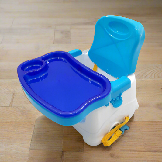 Booster Seat - Blue - With Safety Belt