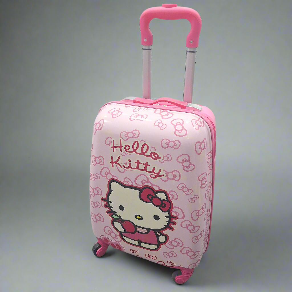 4 Wheels - Kids Travel Trolley - Pink - Hello Kitty