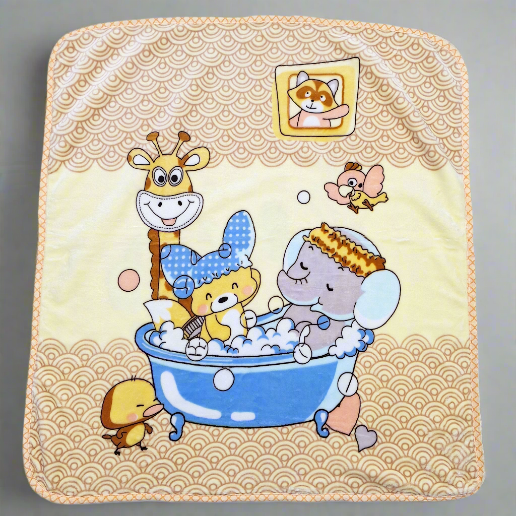 Little Nights - Baby Blanket - Yellow - Bath Tub - Medium