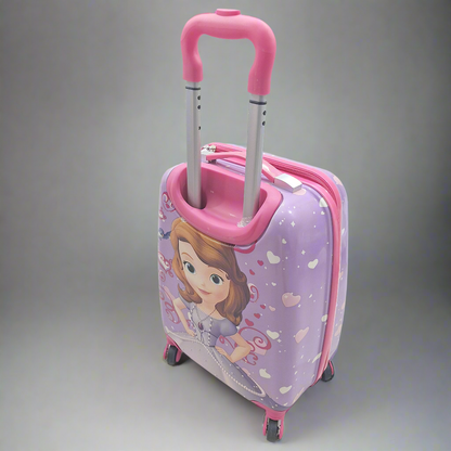 4 Wheels - Kids Travel Trolley - Purple - Sofia