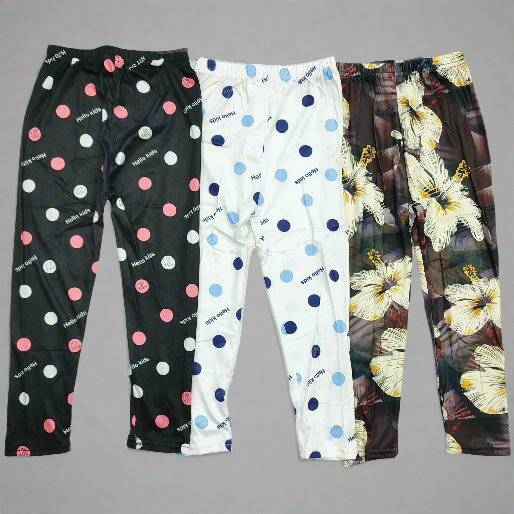 Bundle of 3 - Printed Tights - Design 1 - 4 to 5 Years