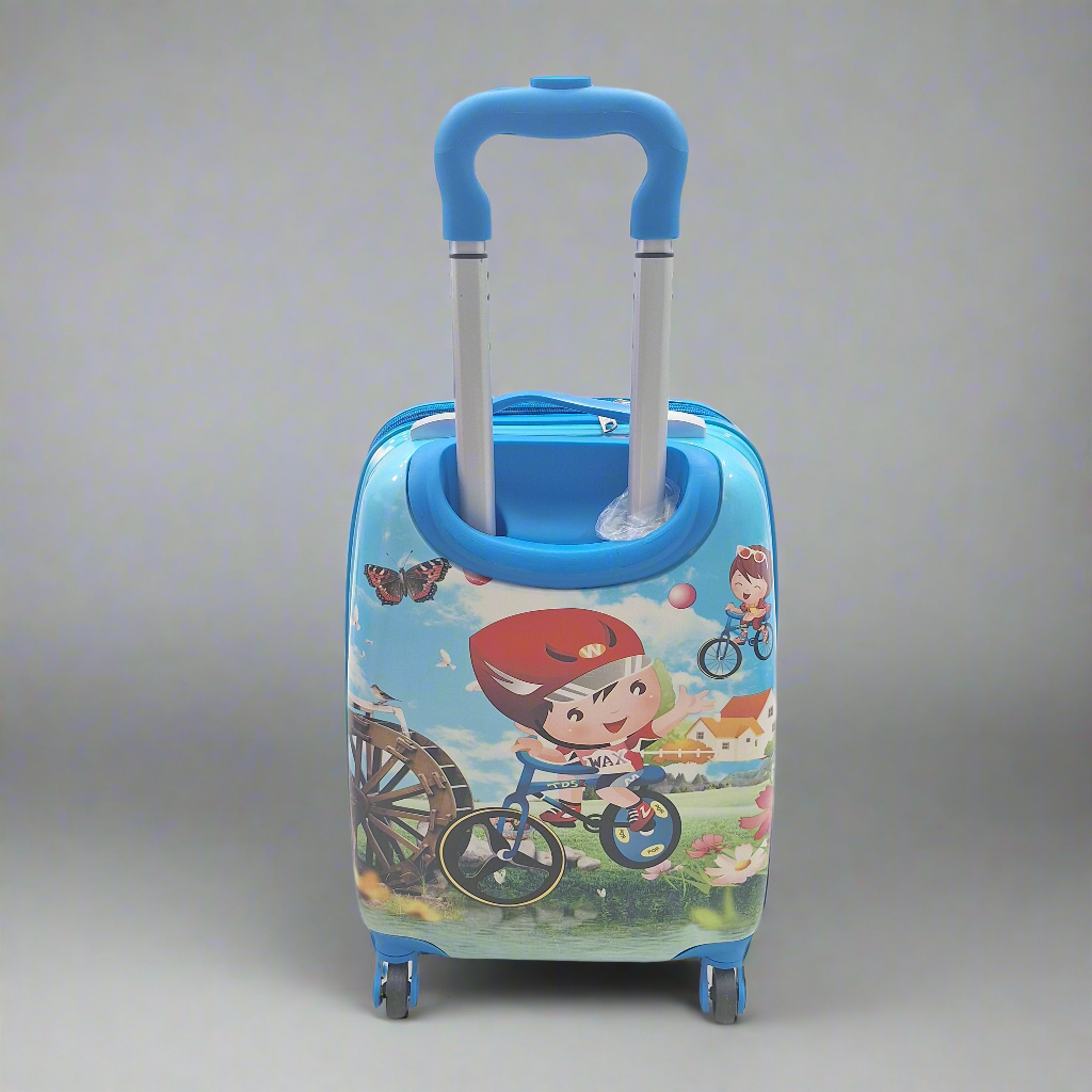 4 Wheels - Kids Travel Trolley - Blue - Bicycle Boy