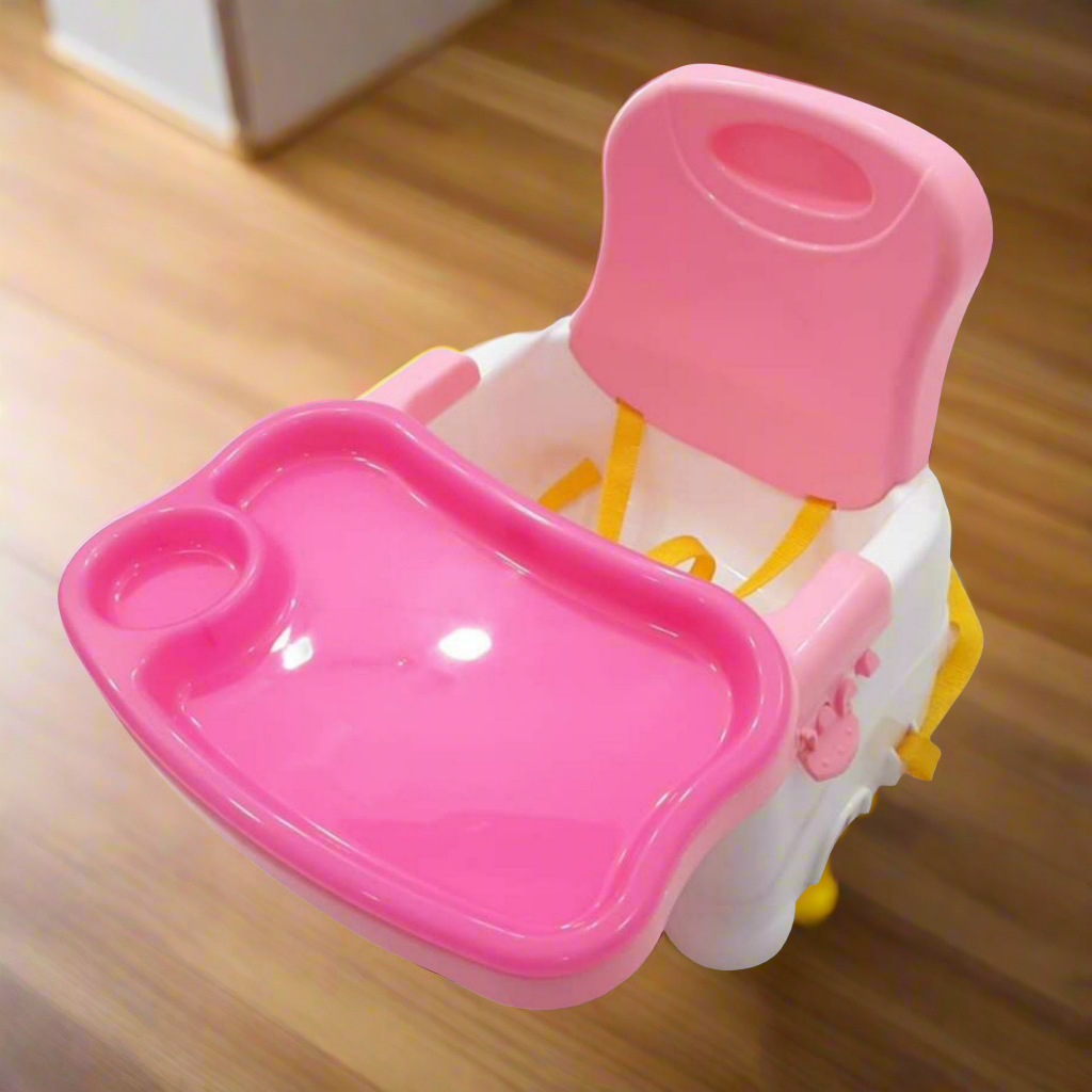 Booster Seat - Pink - With Safety Belt