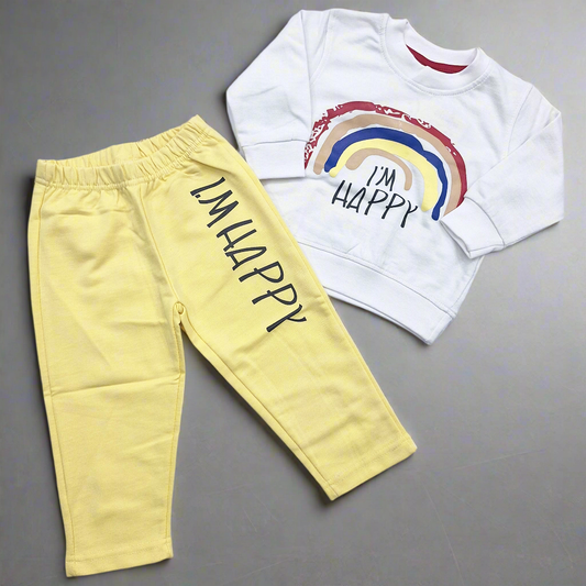 Nijntje - Night Suit - Happy - White & Yellow