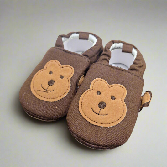 Baby Character Shoe - Brown Monkey