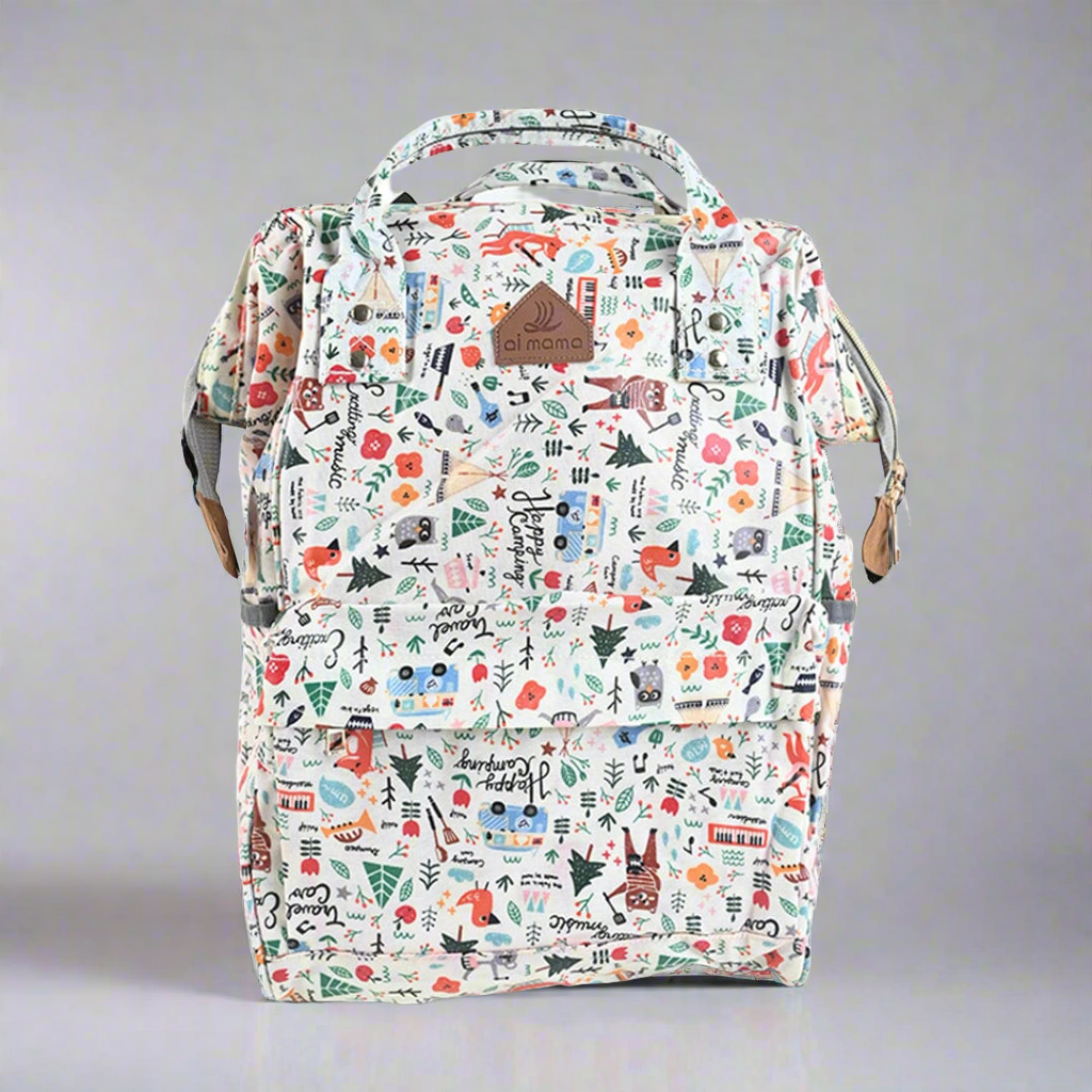 Ai Mama - Waterproof Diaper Backpack - Jungle