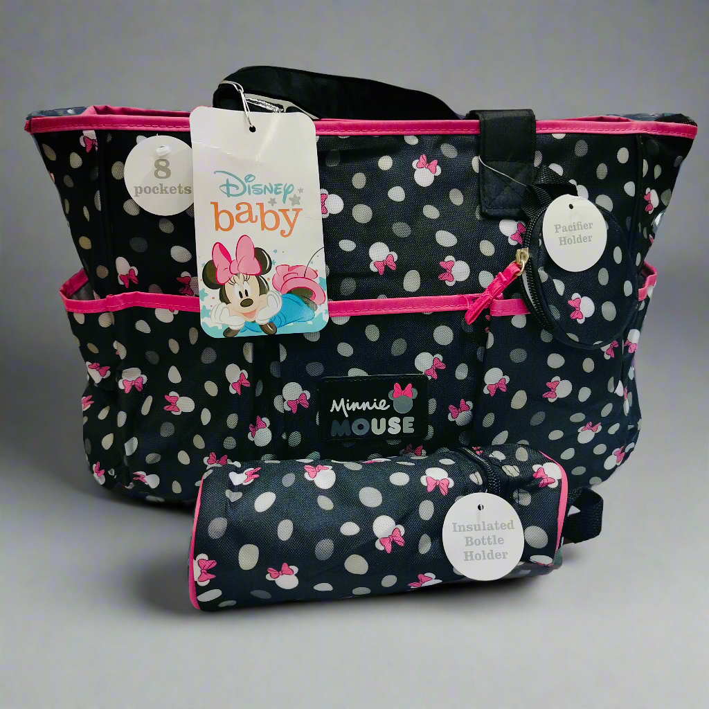 8 Pocket - Minnie Mouse Diaper Bag