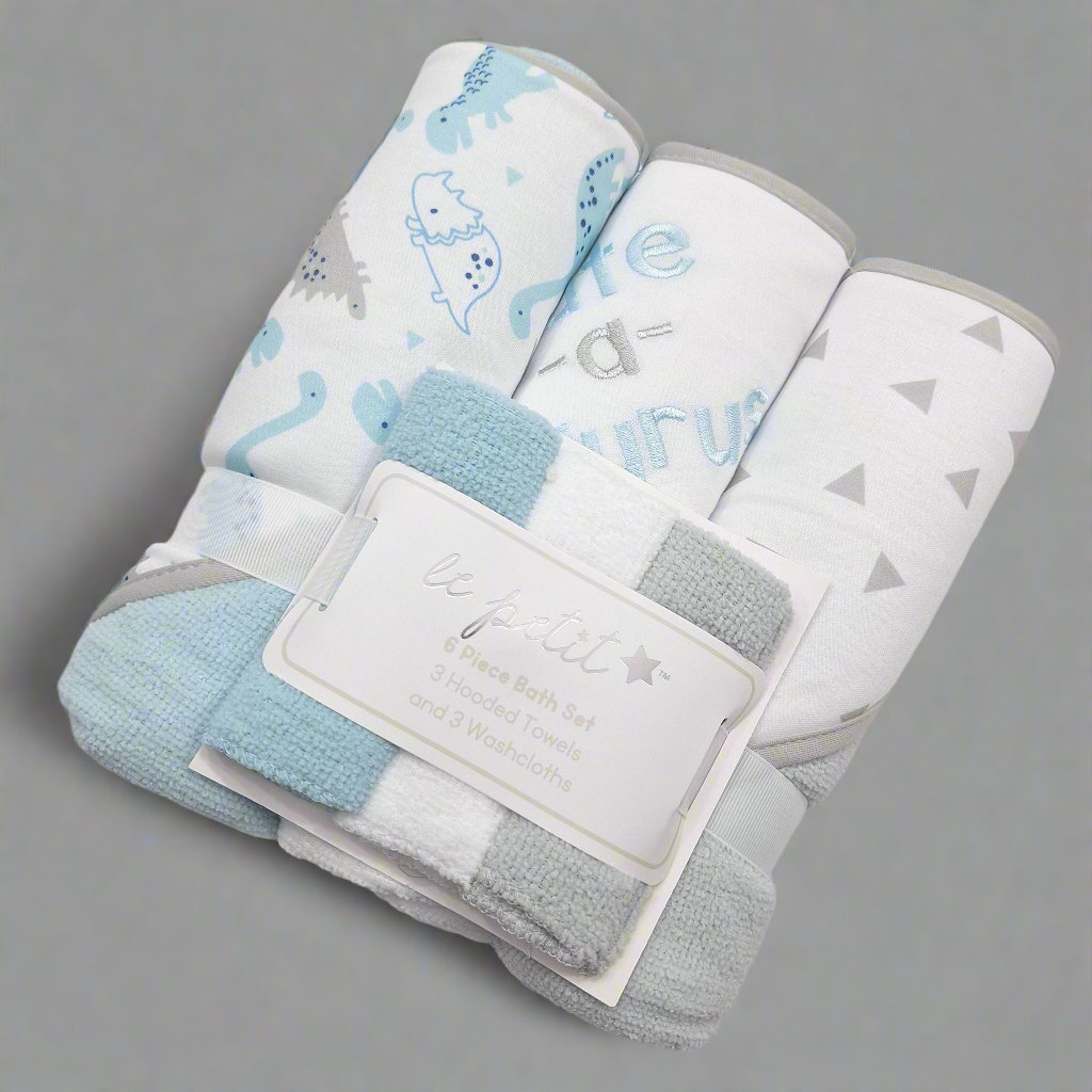 6 Pieces - Le Petit - Bath Towel Gift Set