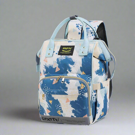 QIXITU - Waterproof Diaper Backpack - Abstract