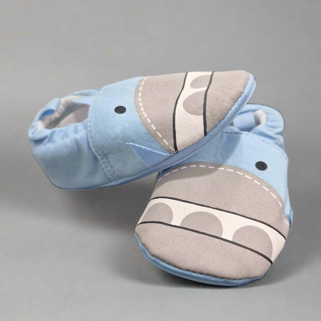 Baby Character Shoe - Blue Shark